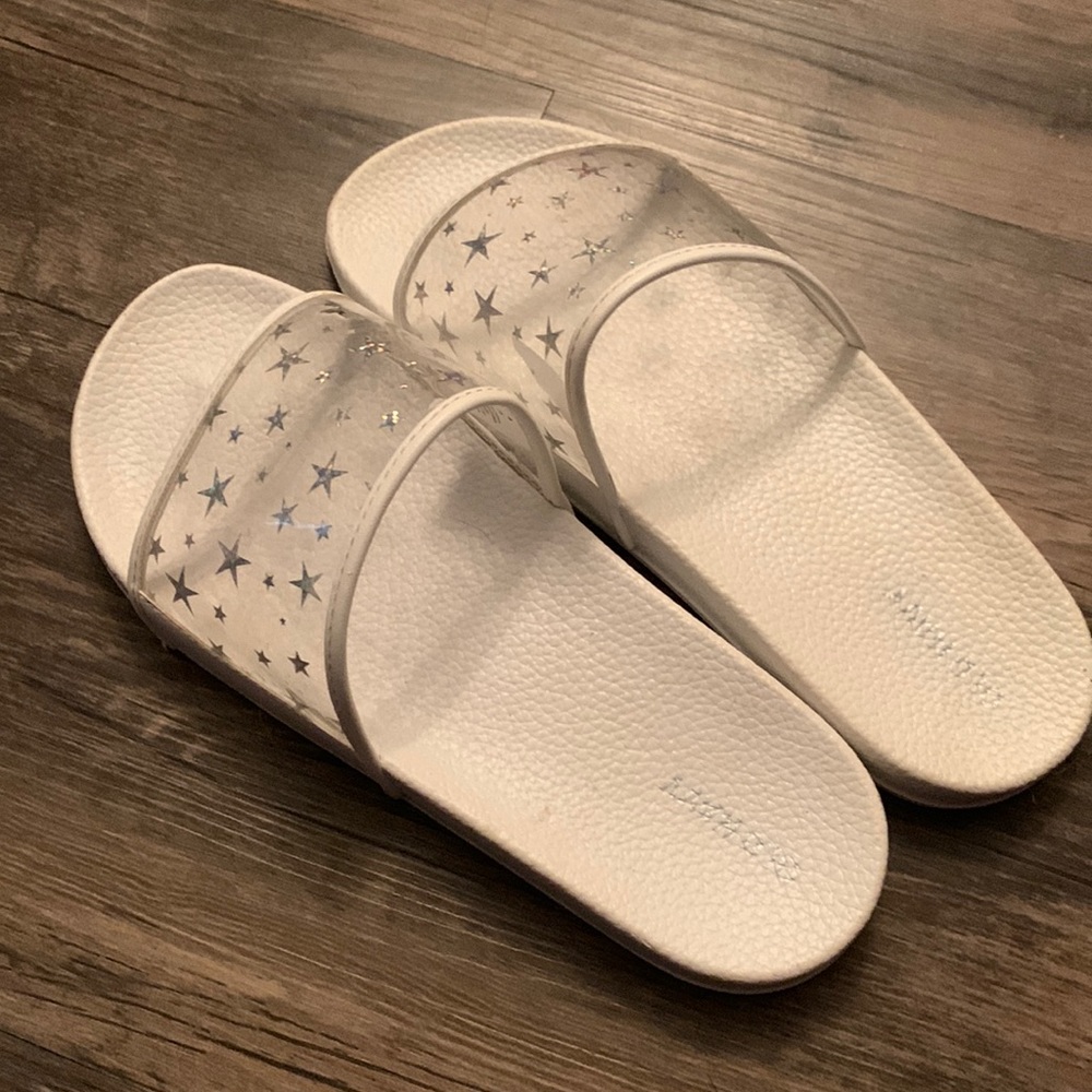 White star printed slides